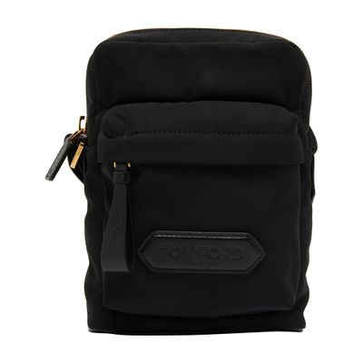 Tom Ford Vertical Mini Messenger In Black