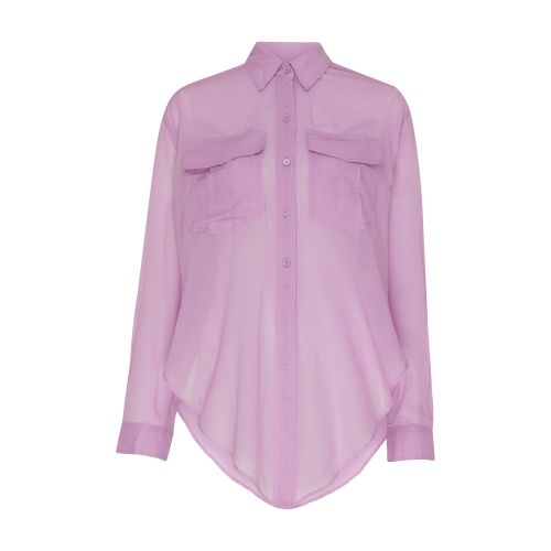 Shop Isabel Marant Étoile Nath Shirt In Mauve