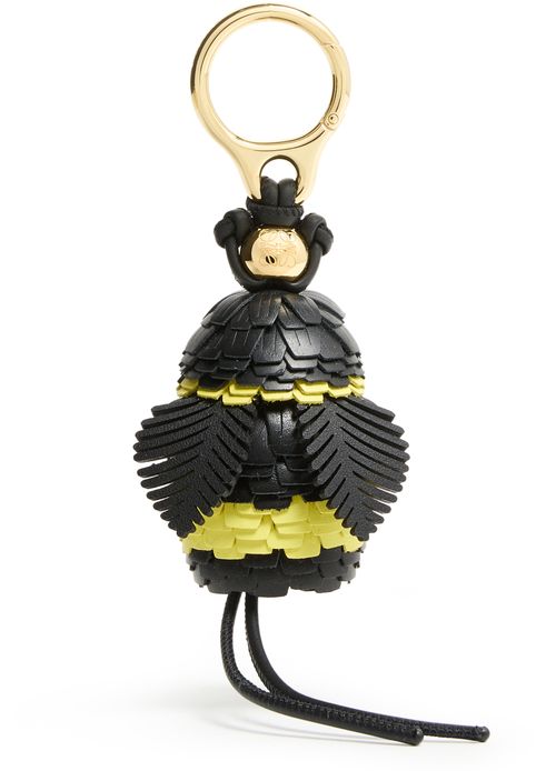 LOEWE Classic calfskin honey bee bag charm