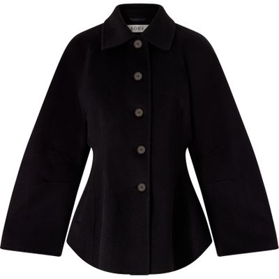 Rohe Double-faced Jacket In Black