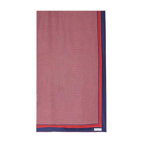 Monogrammed printed scarf