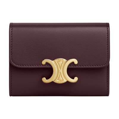 CELINE 入れ付き　コンパクトウォレット　トリオンフ　シャイニー