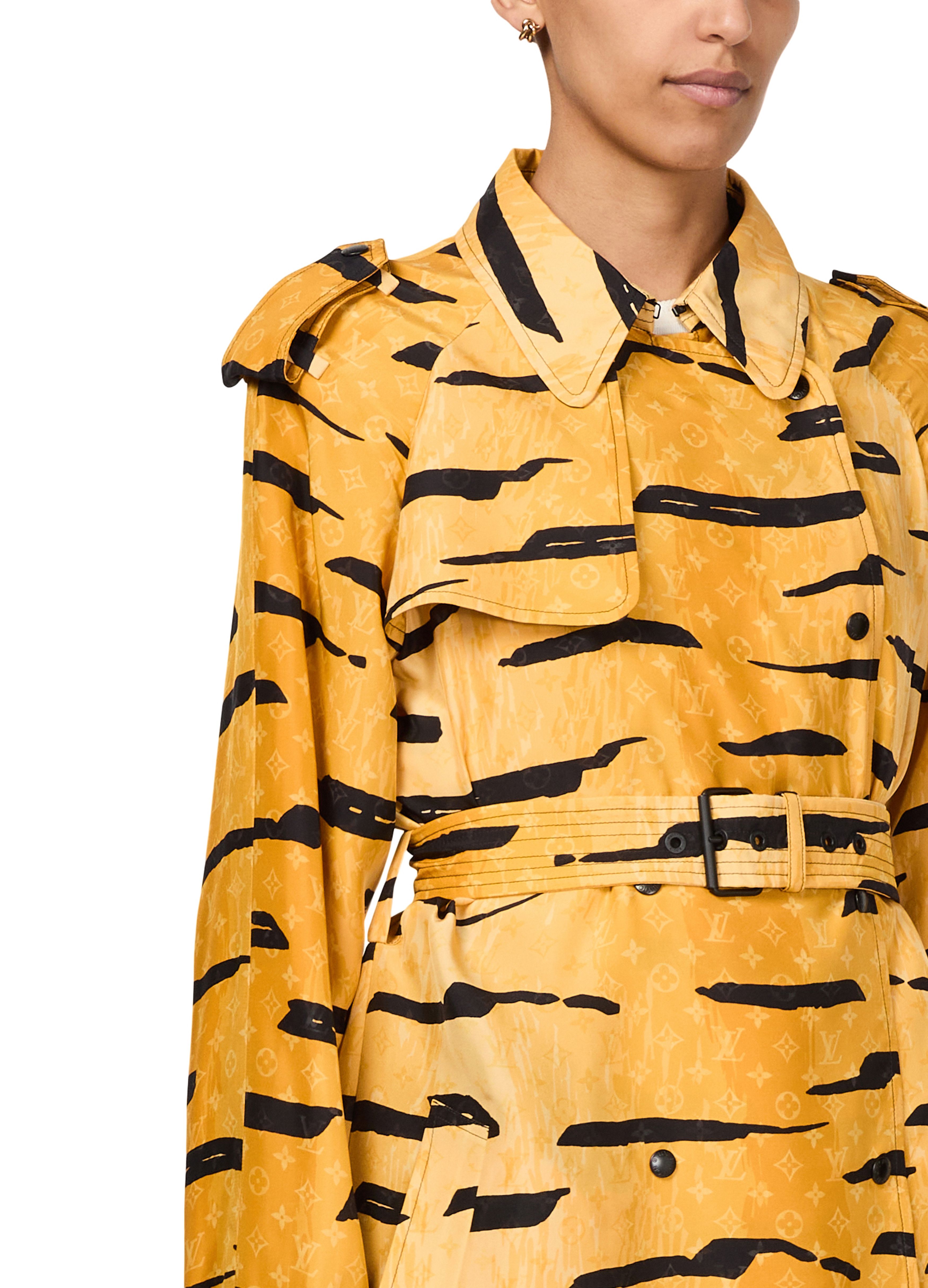 Tiger Print Trench Coat thumbnail 3