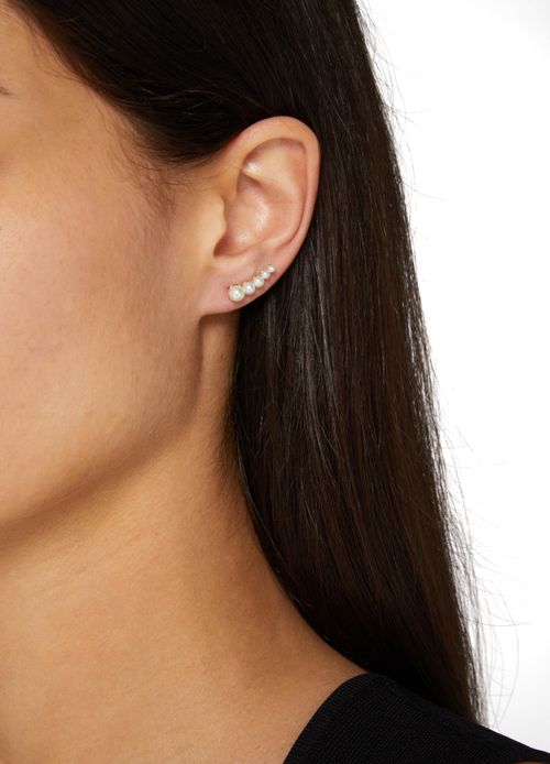 SOPHIE BILLE BRAHE Small Croissant Japonais mono-earring