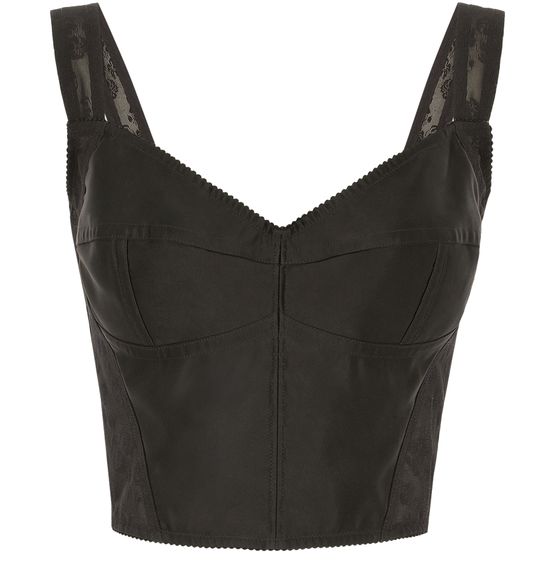 Dolce Gabbana Shirts and Tops Corset top Black female 48