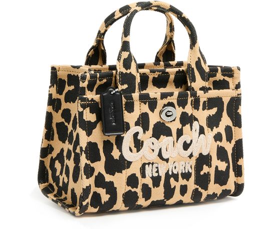 Leopard printed canvas Cargo tote 20 - COACH