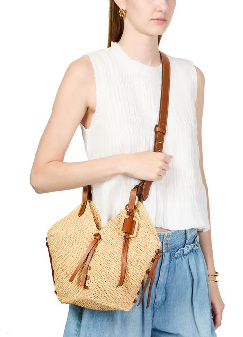 ISABEL MARANT Tampa ラフィア ショルダーバッグ