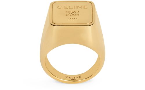 CELINE Triomphe cage ring aus messing mit gold-finish