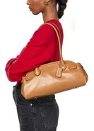 Empire Carryall 34 glazed leather shoulder bag - COACH