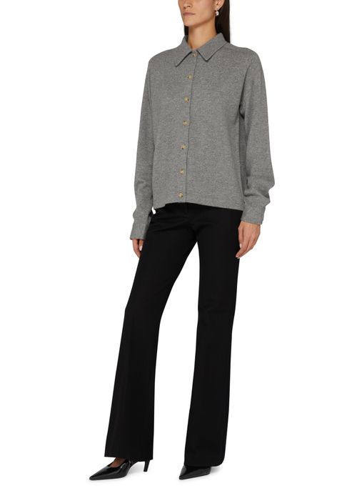 TOTEME Raglan-sleeve cashmere shirt