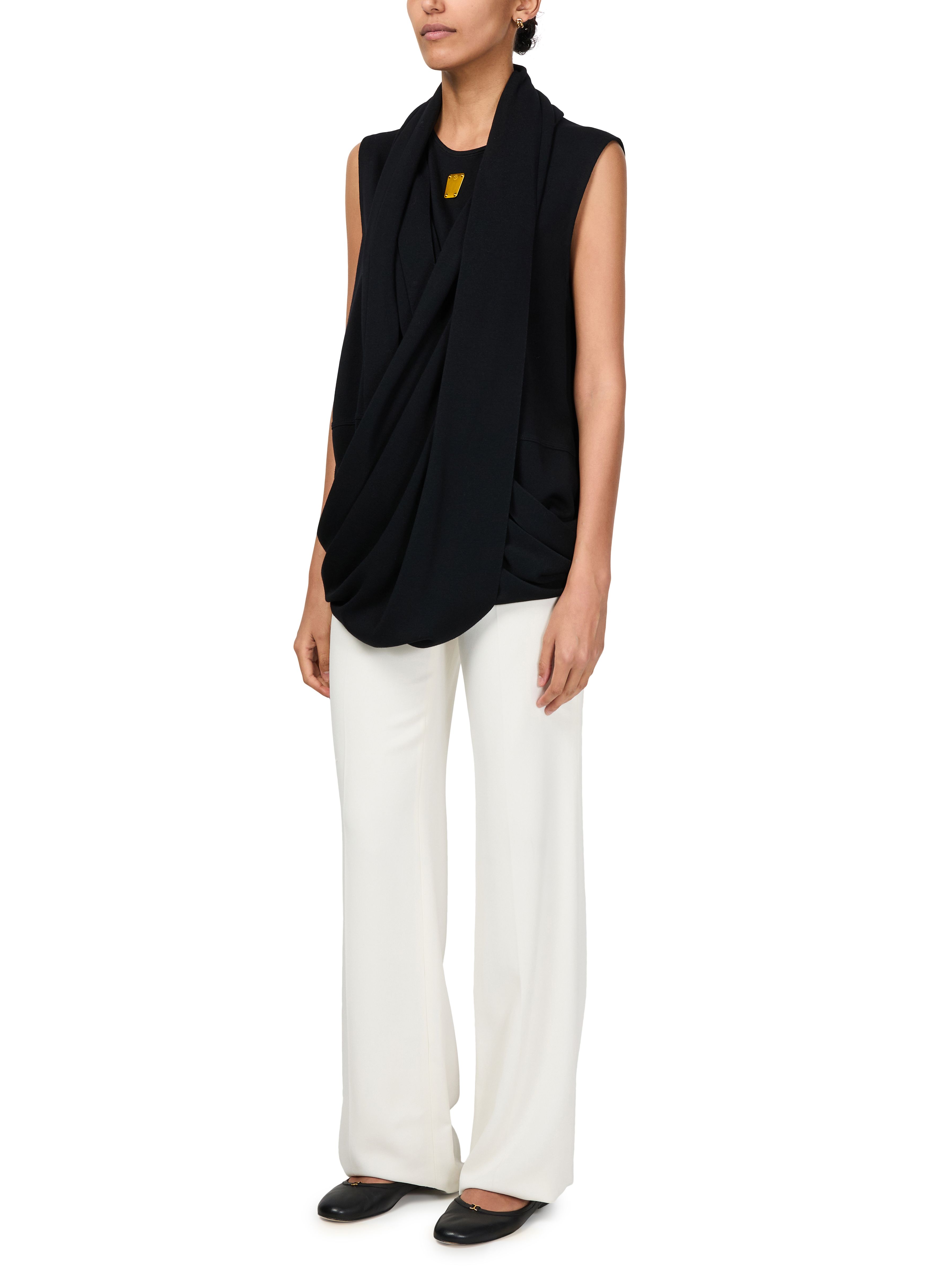 Hybrid Draped Knit Top thumbnail 7