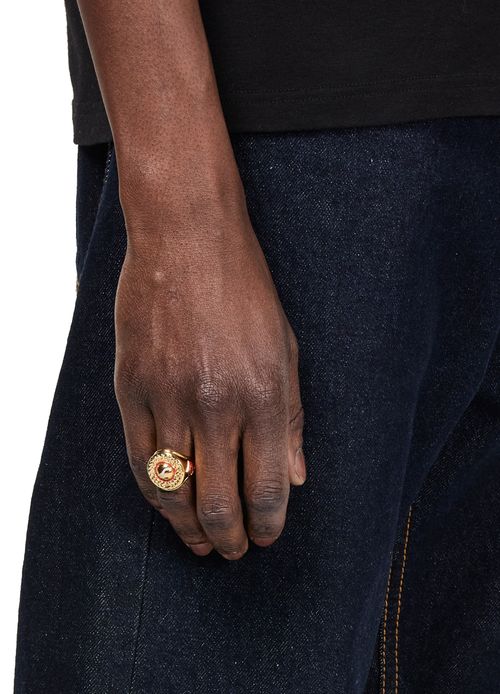 CASABLANCA Bague médaillon sport