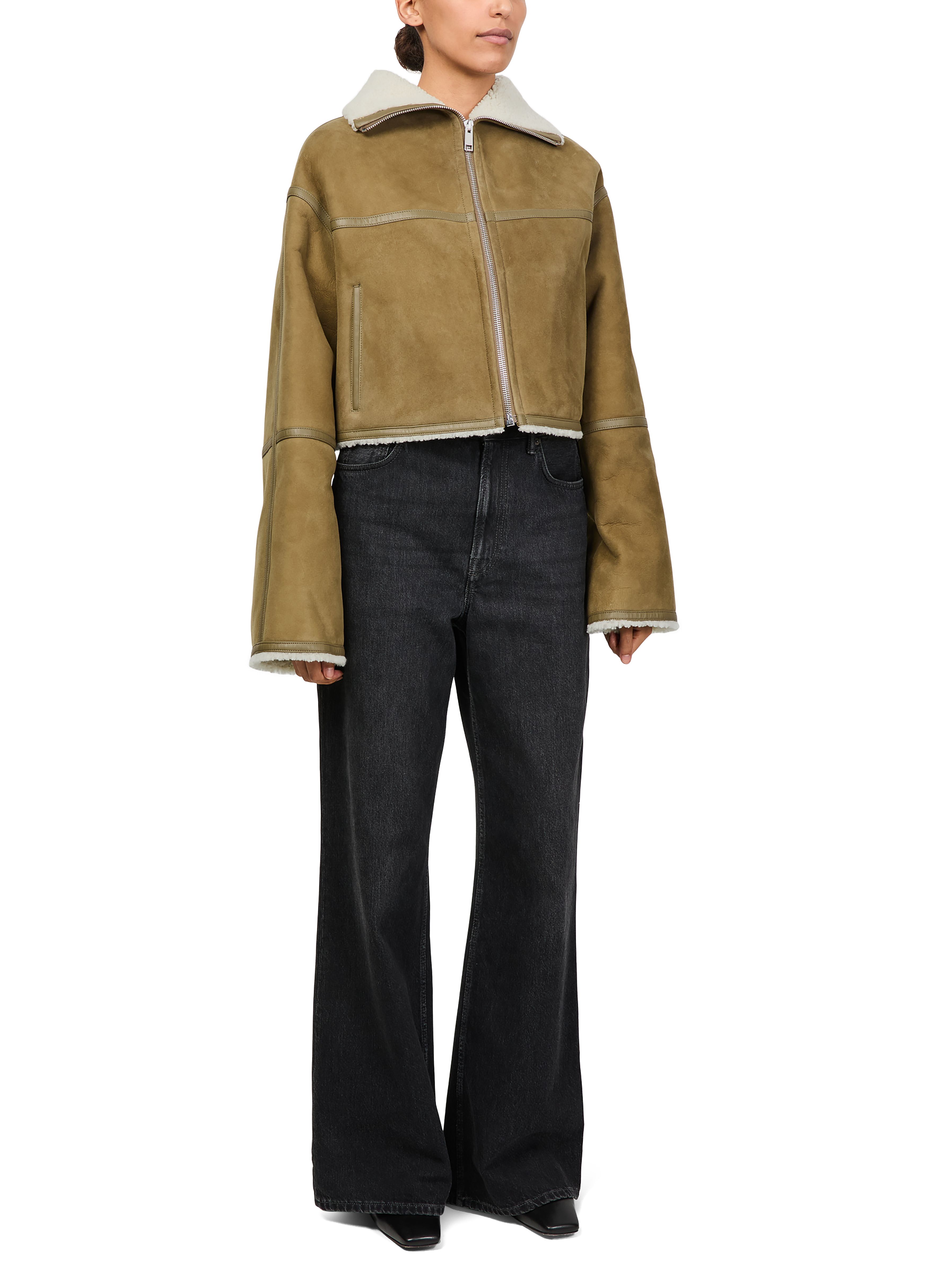 Lambskin leather jacket 6