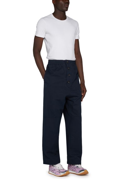 BOTTEGA VENETA Lightweight cotton twill pants