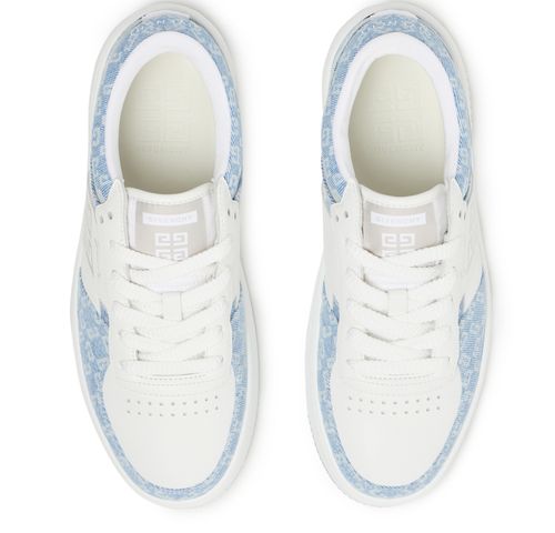 GIVENCHY G Move sneakers in mixed leathers and denim monogram 72