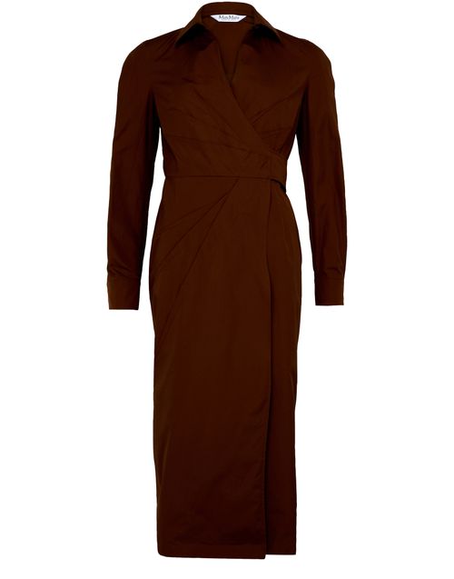 MAX MARA Agrume cotton poplin shirt dress
