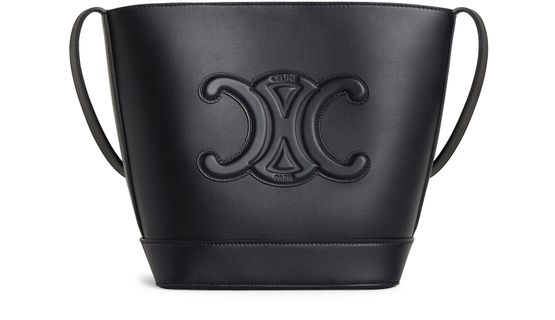 small bucket cuir triomphe in smooth calfskin
