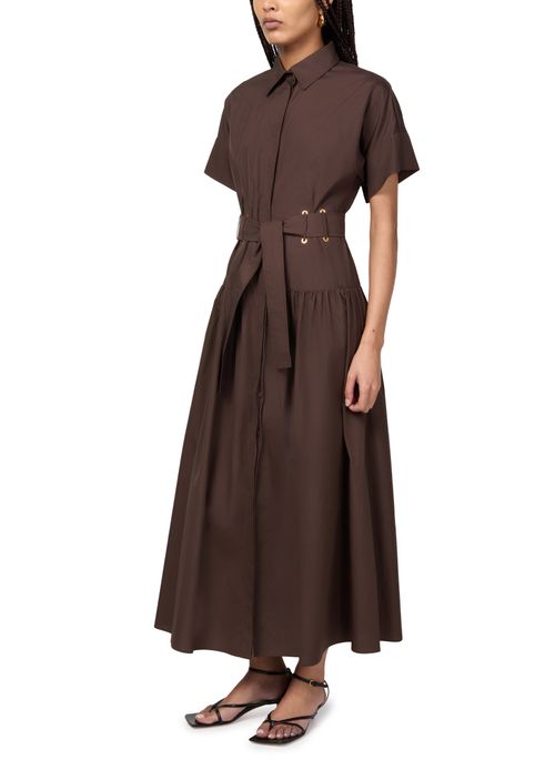 MAX MARA Robe chemise en popeline de coton Agoraio