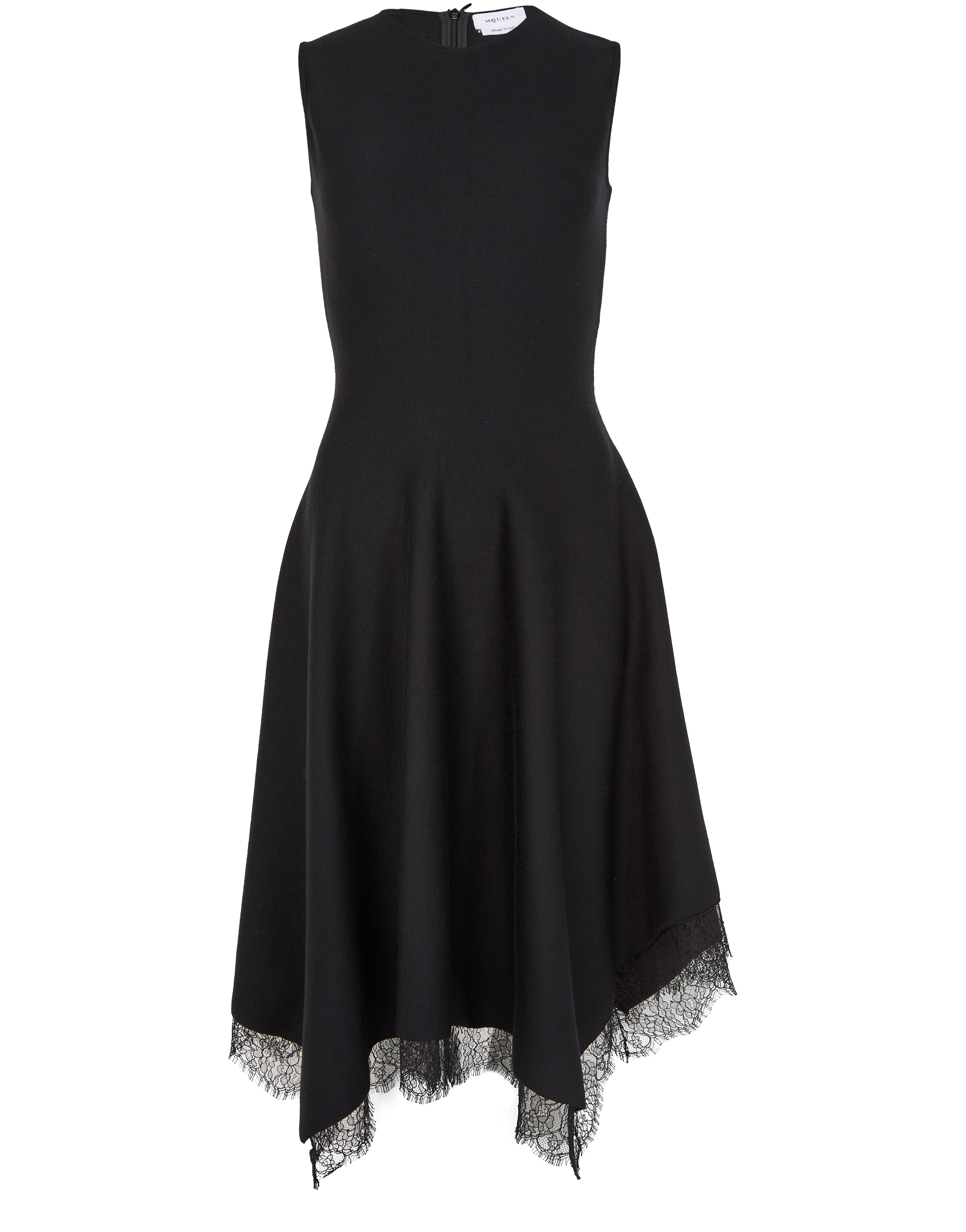 Lace asymmetric dress