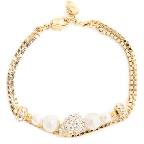MCQUEEN Skull and pearl bracelet