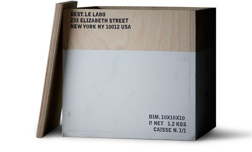 LE LABO Grande bougie en béton blanc Santa 26, 1,2 kg