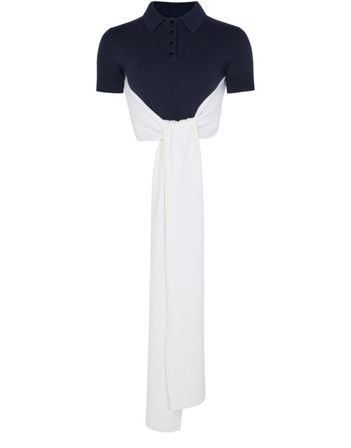 LOEWE Cropped backless polo shirt