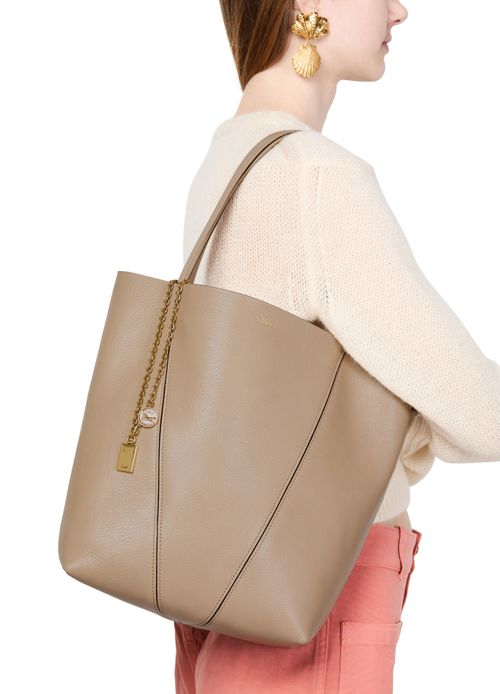 CHLOE Chloe Spin grained leather tote bag