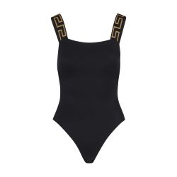 Greca Border One-Piece Swimsuit