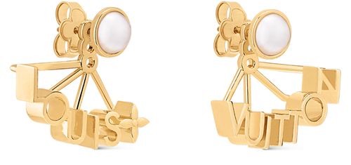 LOUIS VUITTON LV Spelling Earrings