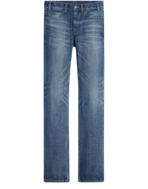 CELINE Françoise in dark union wash denim jeans