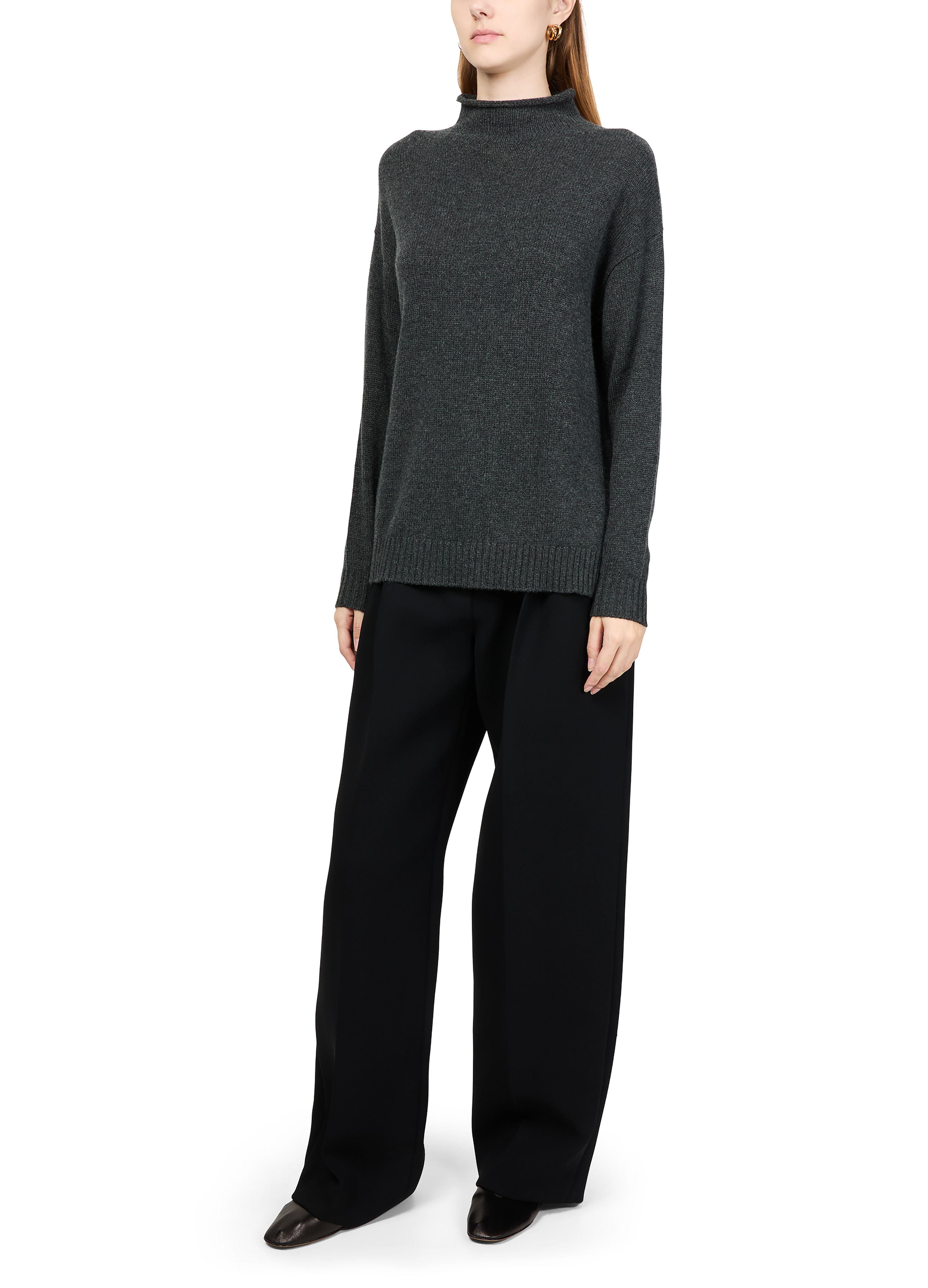 Sweater with large high neck thumbnail 5