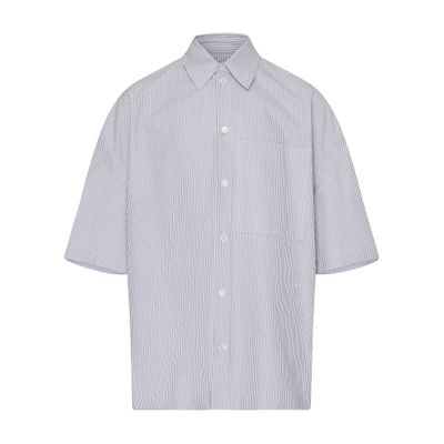 Bottega Veneta Short-sleeved Shirt In Grey