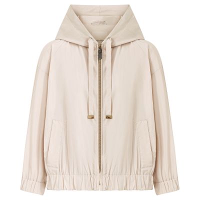 S Max Mara Raincoat With Hood In Beige