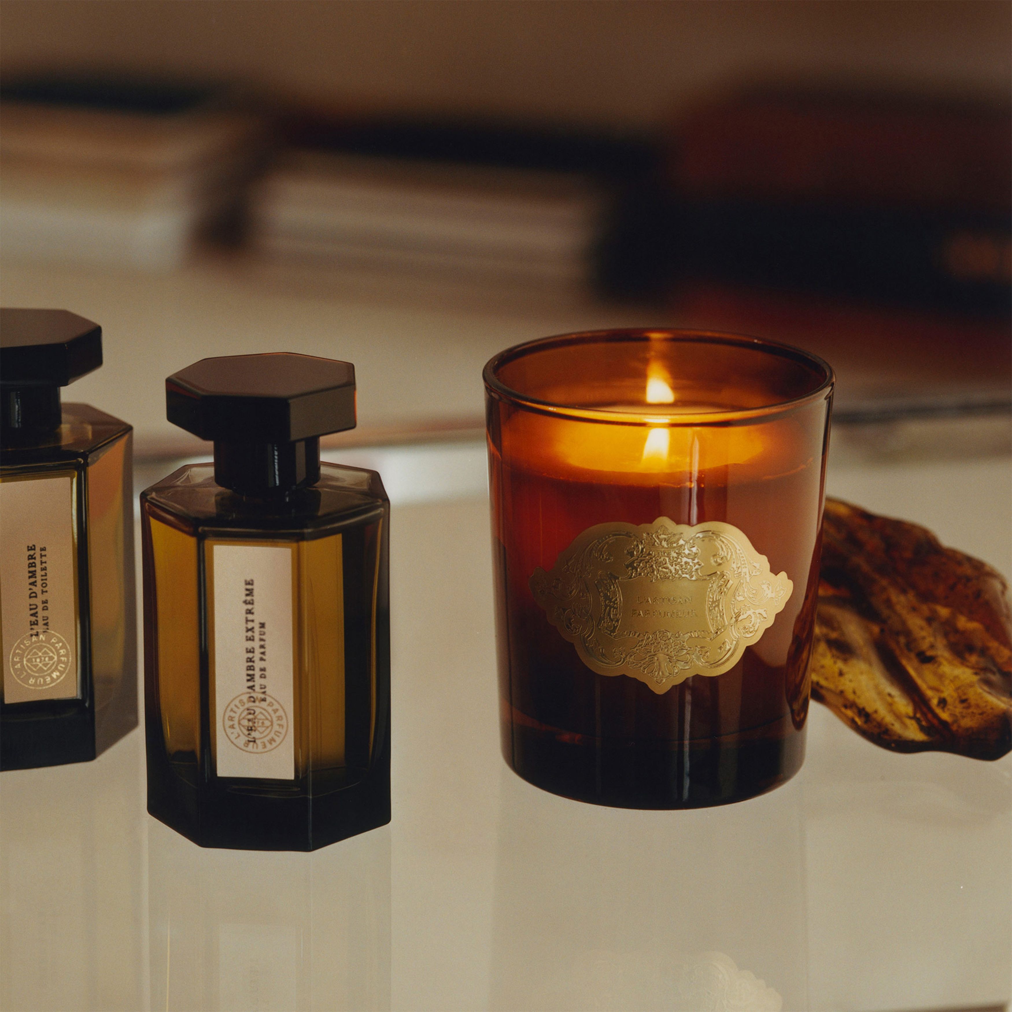 Amber candle 240g thumbnail 6