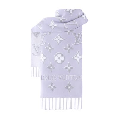 Louis Vuitton Lv Essential Shine Scarf In Blue