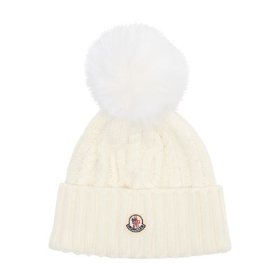 Moncler Beanie In White