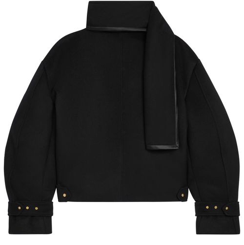 CELINE Veste écharpe drap de laine