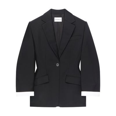 Givenchy Single-breasted Jacket In Black