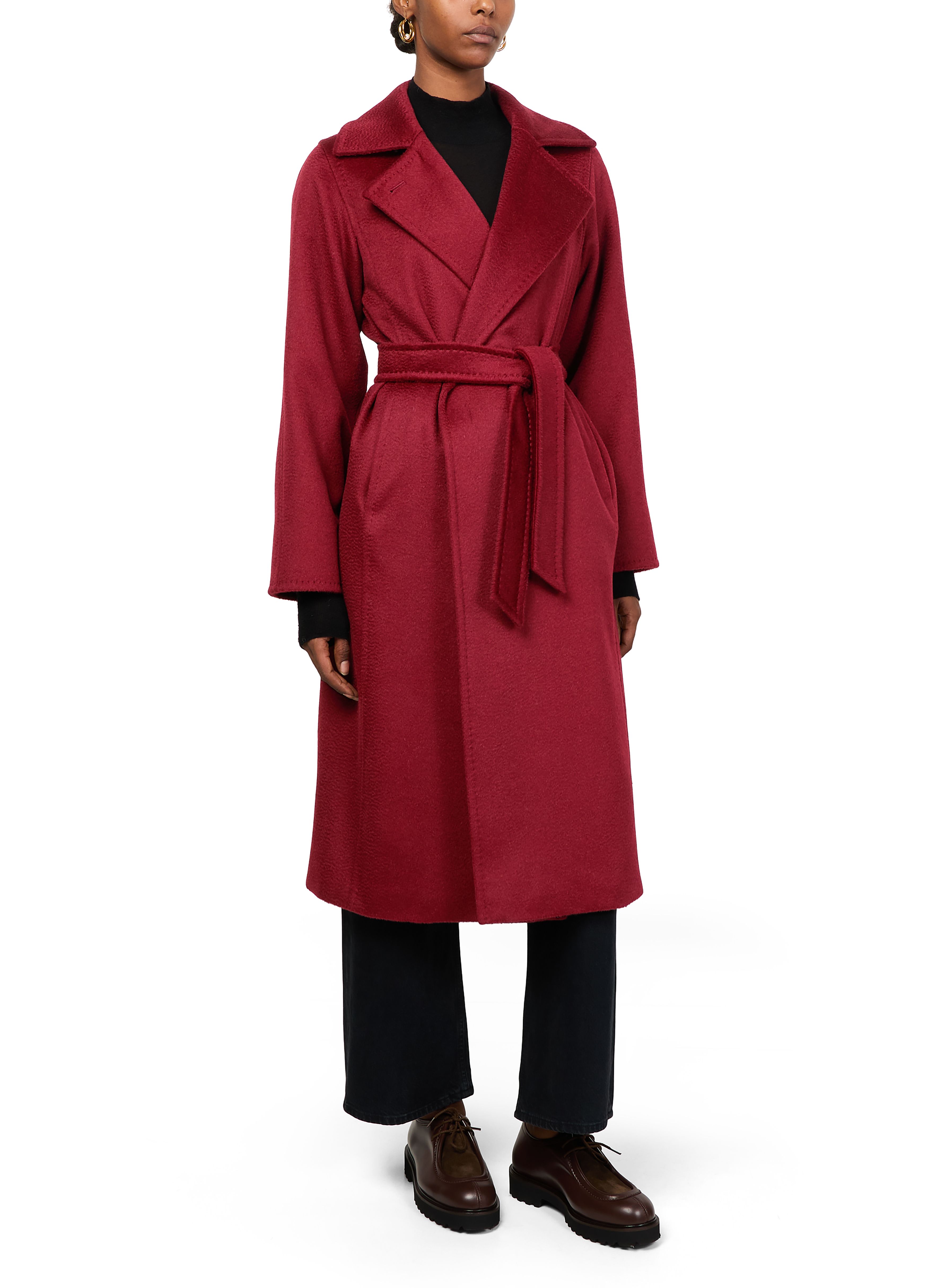 Manuela maxi belted coat thumbnail 6