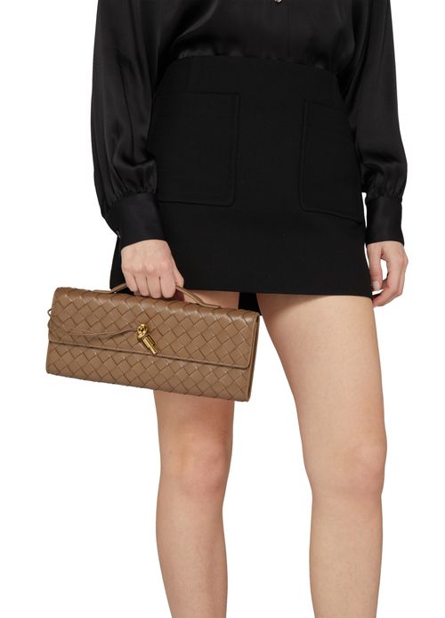 BOTTEGA VENETA Long Andiamo clutch with handle