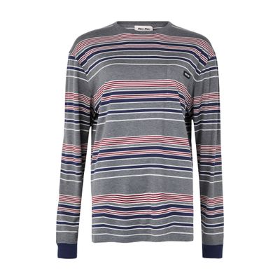 Women's Cotton shirt | MIU MIU | 24S