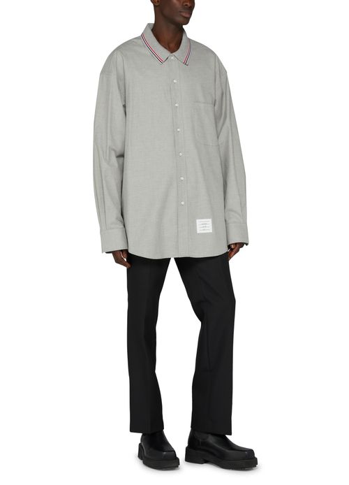 THOM BROWNE Long sleved oversized shirt