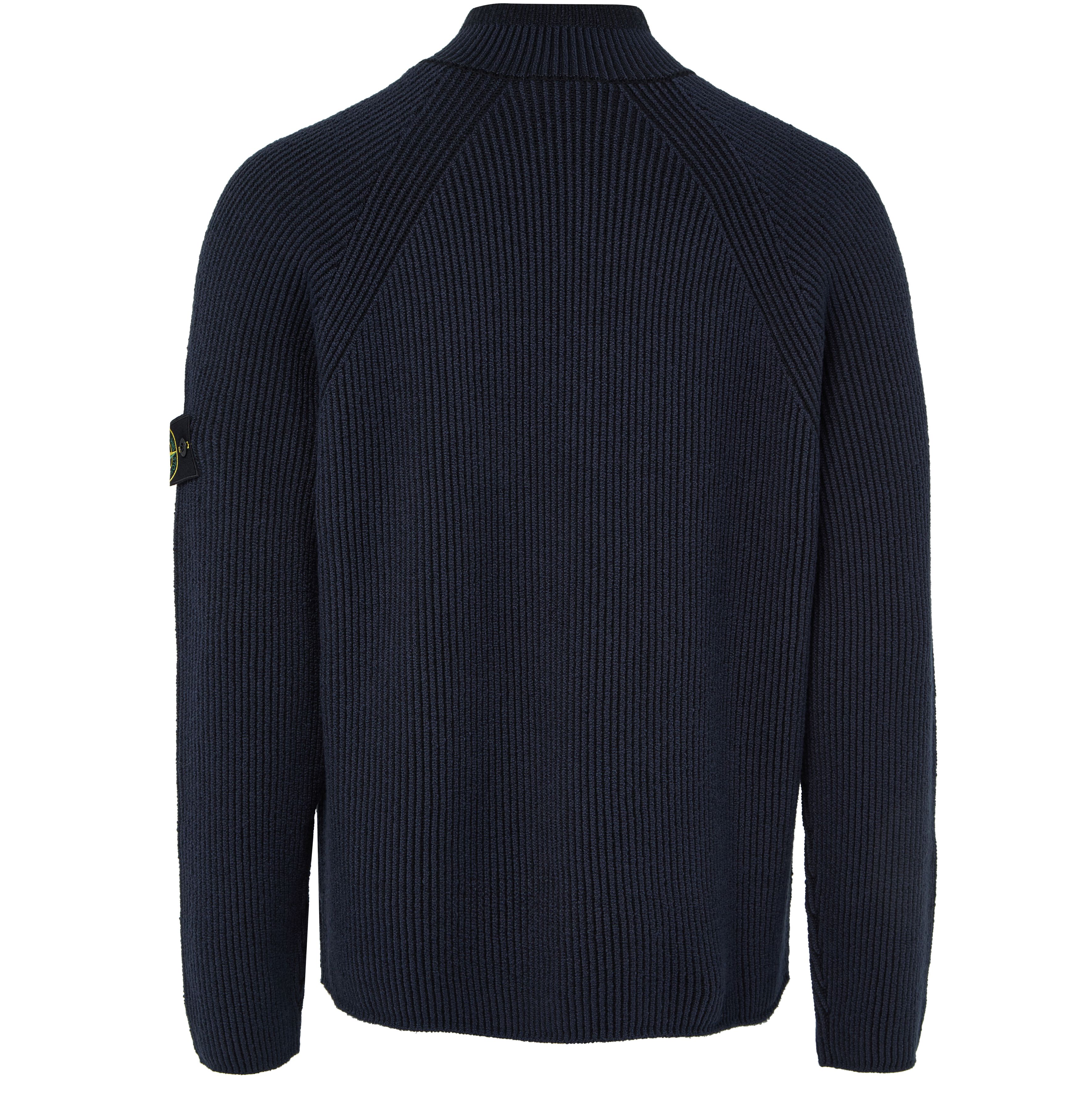 Compass patch half-zipped knitted jumper thumbnail 3