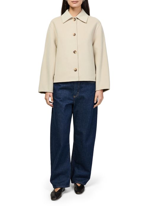 SOEUR Gyoda woolen cropped coat