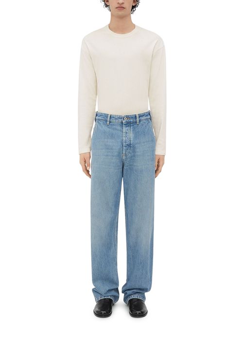 BOTTEGA VENETA Vintage Cargo-Jeans aus indigoblauem Denim