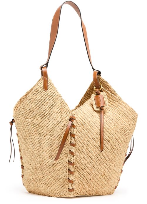 ISABEL MARANT Sac porté épaule en raphia Tampa