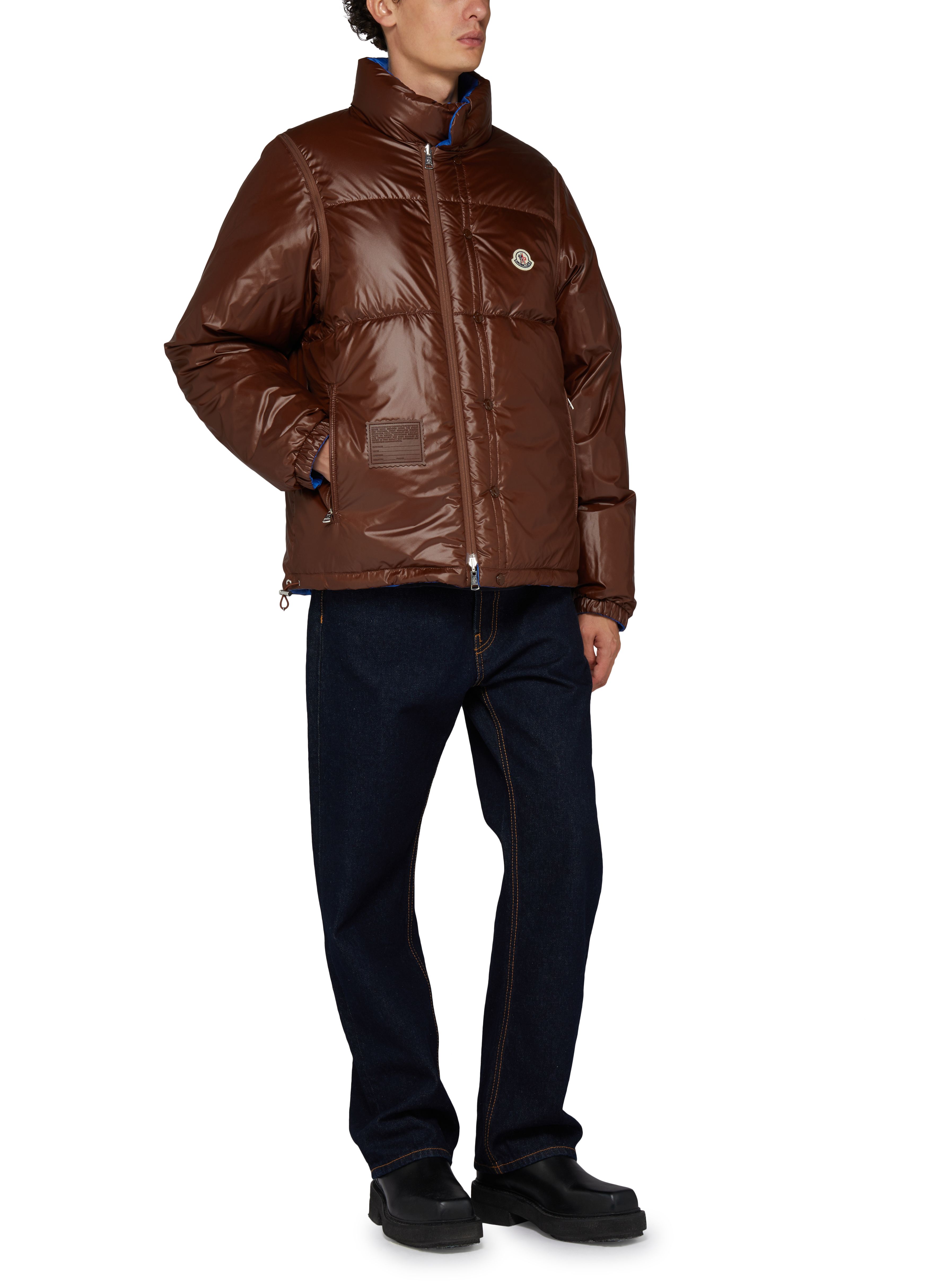 Moncler Verone reversible short down jacket thumbnail 7