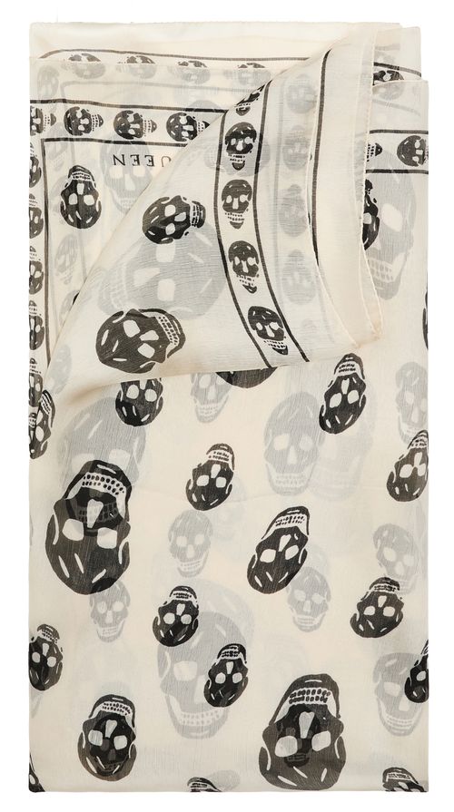 MCQUEEN Skull scarf