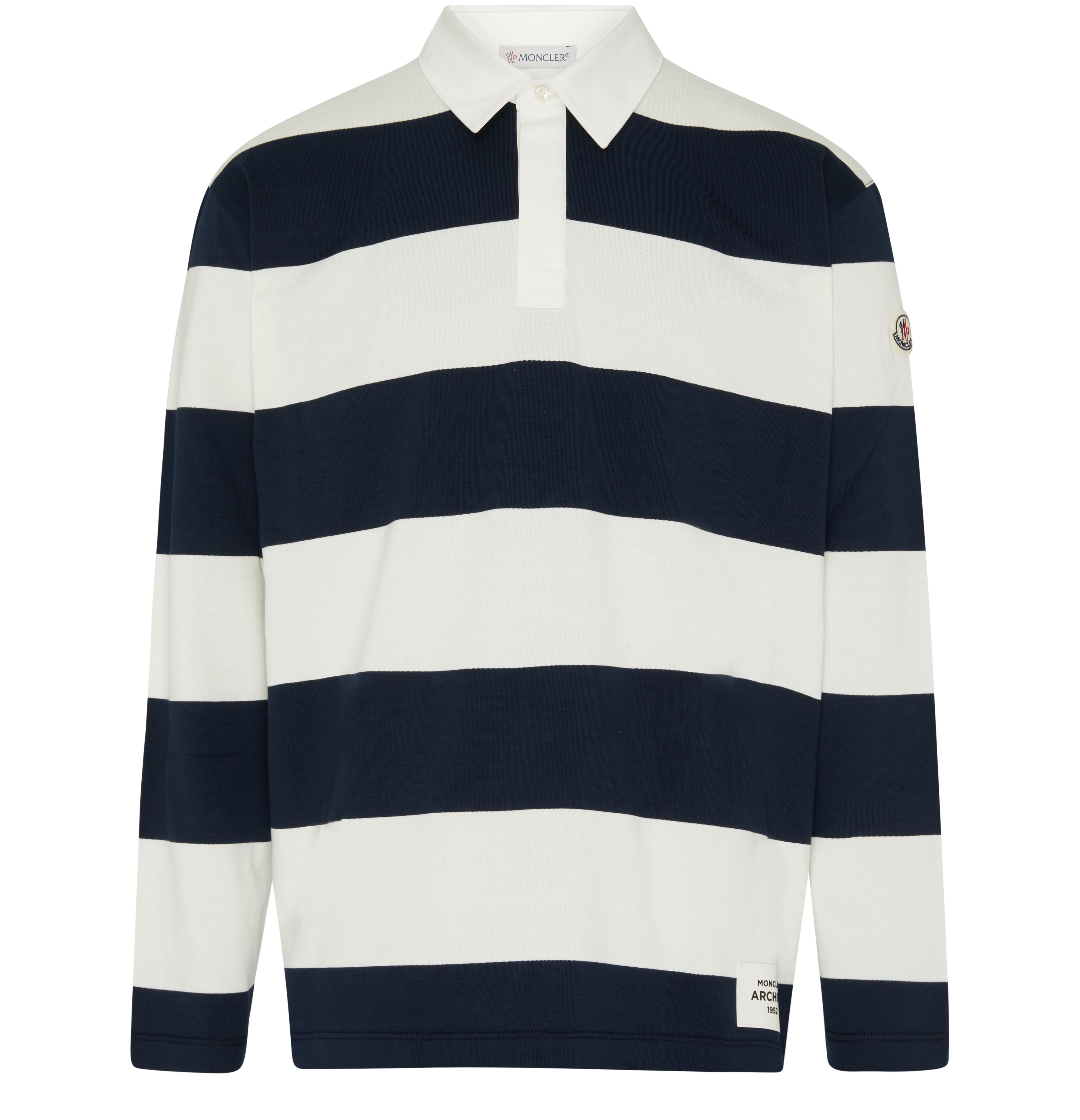 Logo long-sleeved polo