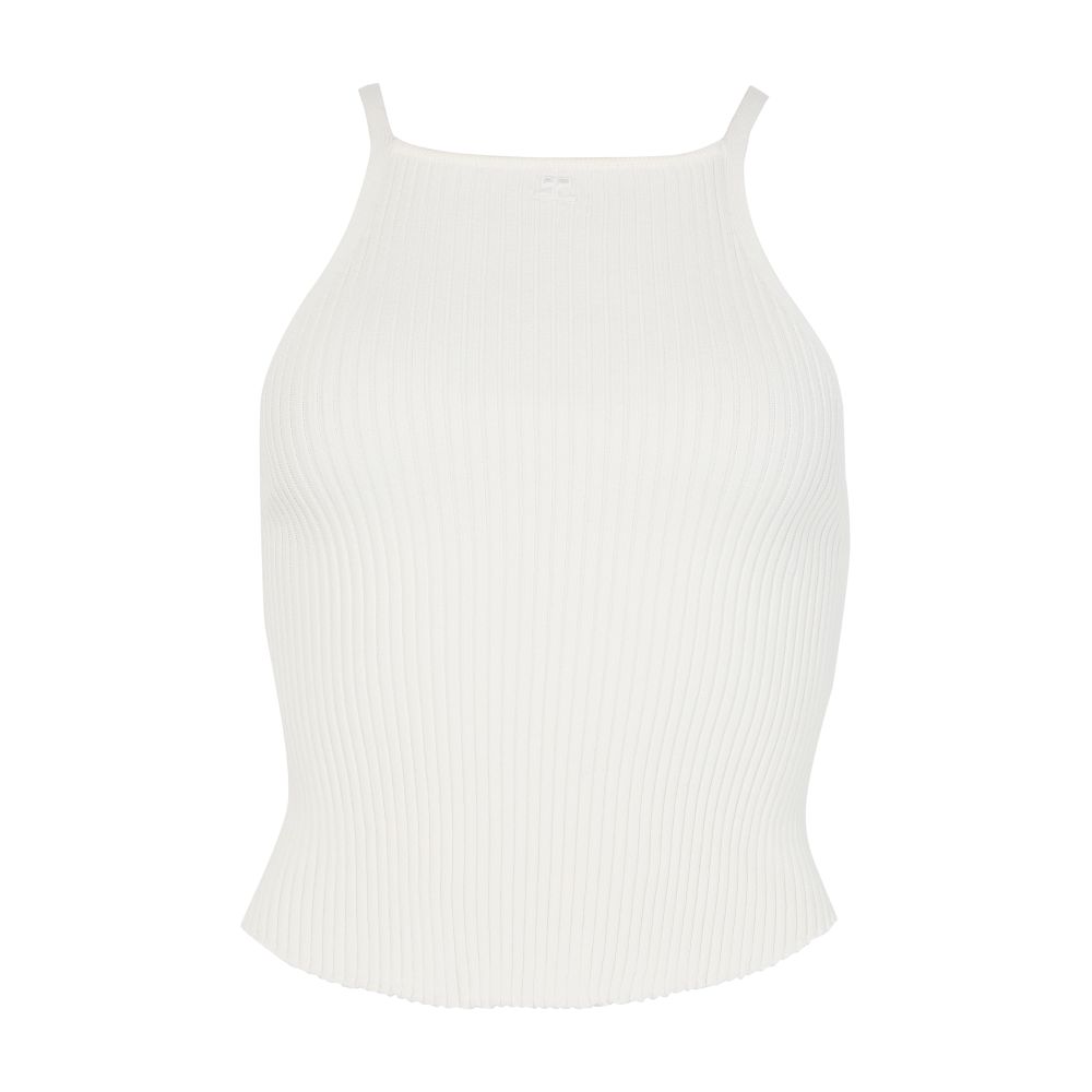 Circle rib knit top thumbnail 7